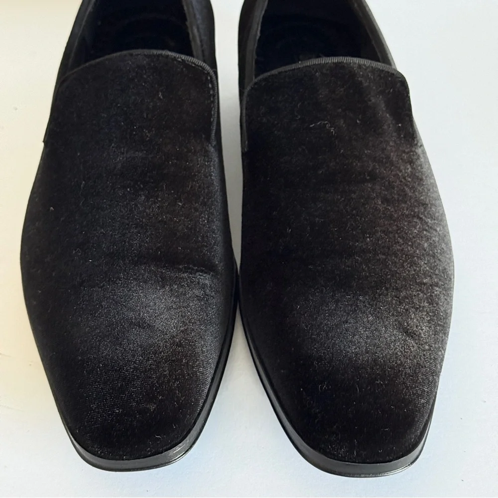 Stacy Adams Savian Velour Slip-on Loafers Men Shoes Size 9M